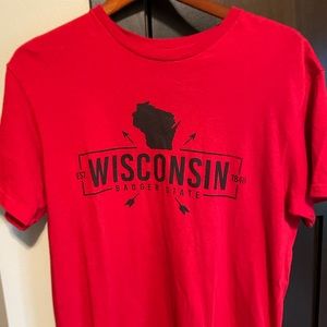 Wisconsin Badger state tee